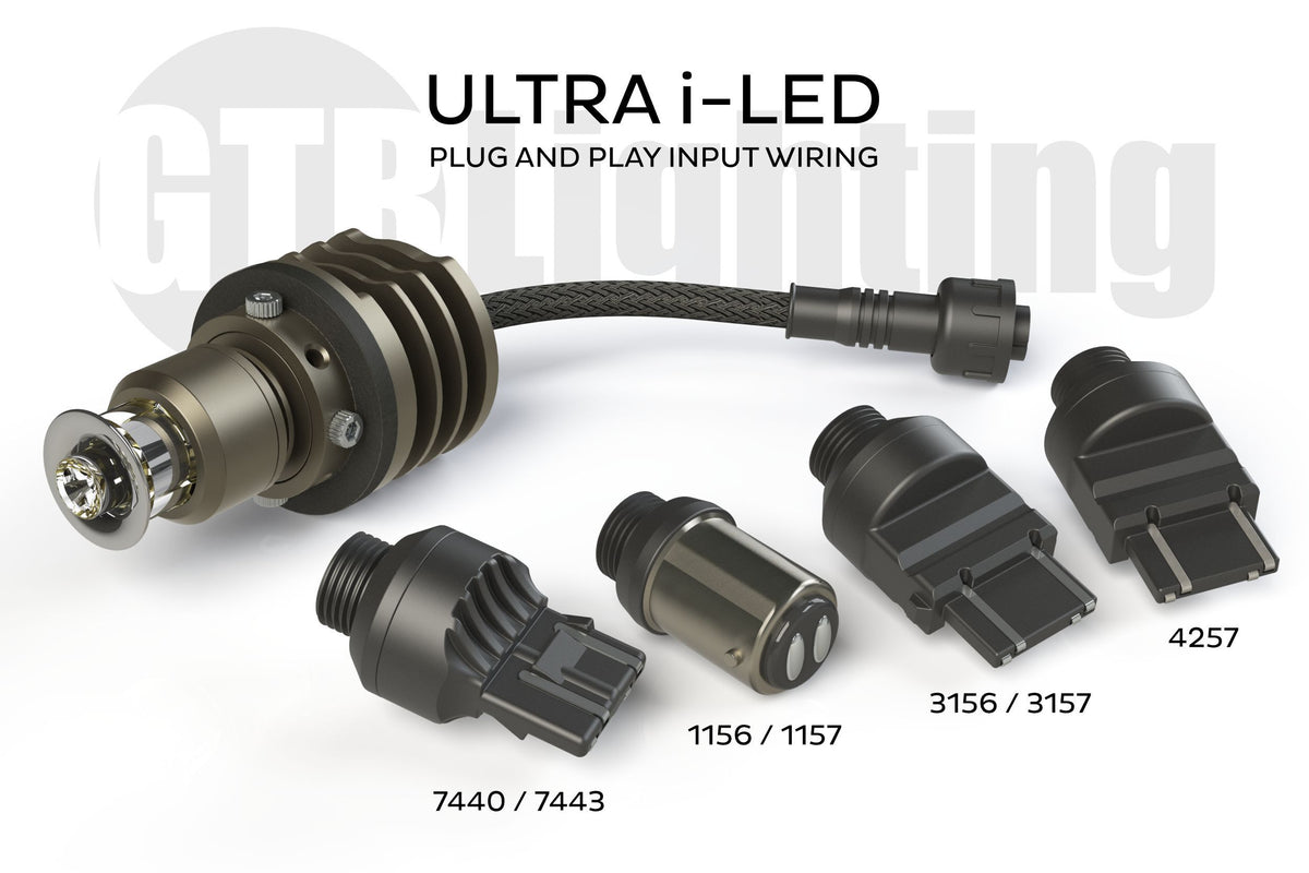 GTR Lighting GTR i-LED Ultra: Input Sockets (3156/3157 / CK / Set)