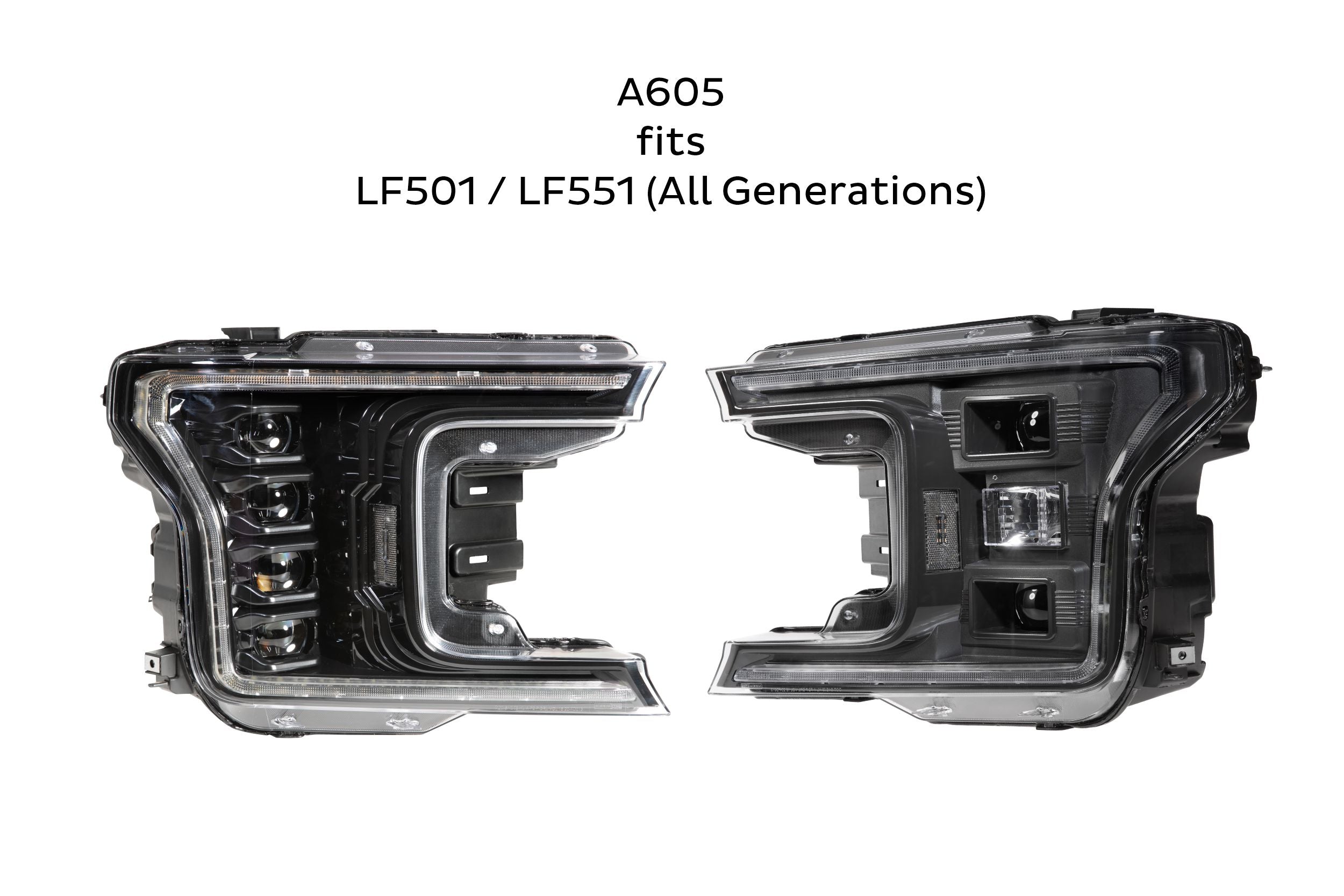 Morimoto Smoked Sidemarkers: LF502 / LF550 (All Gens) (Set)