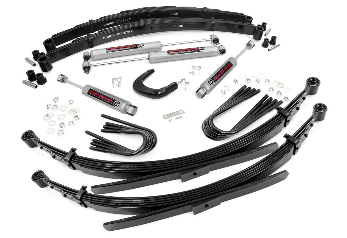 4 Inch Lift Kit | 52 Inch Rear Springs | Chevy/GMC 3/4-Ton Suburban/C25/K25 Truck (73-76) image 6