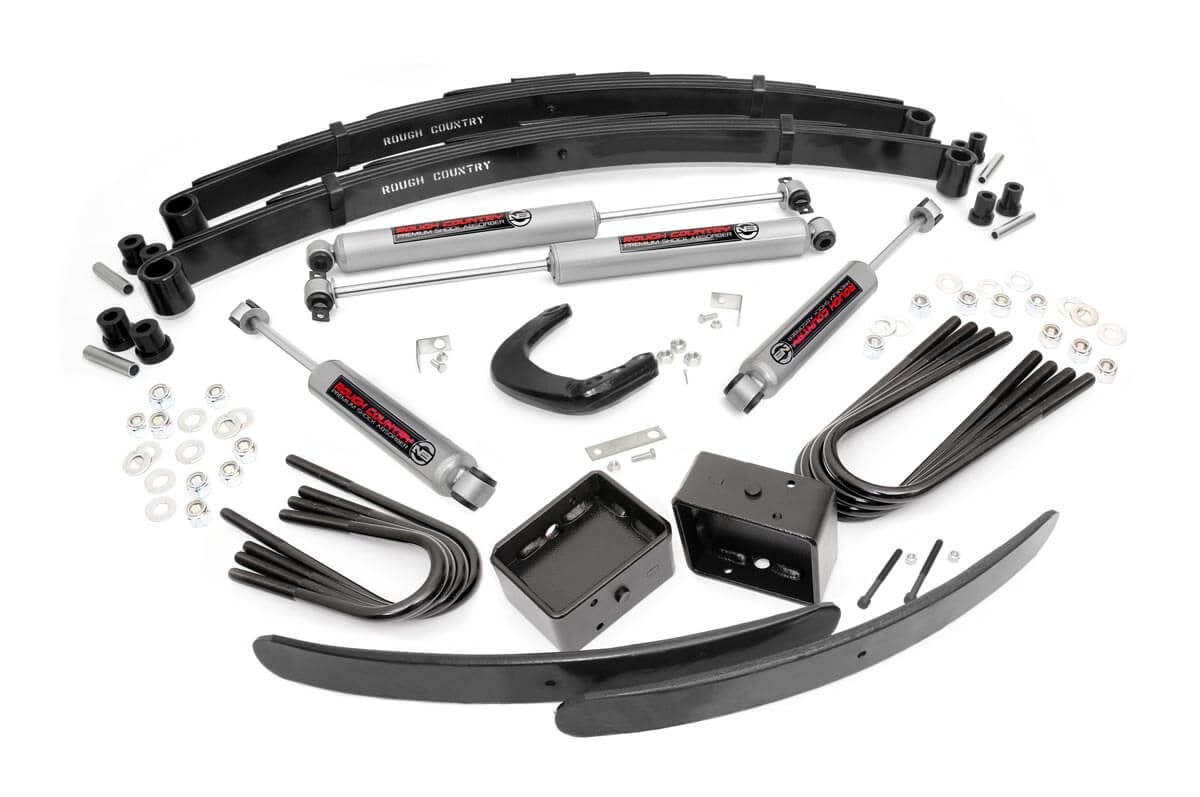 4 Inch Lift Kit | 52 Inch Rear Springs | Chevy/GMC C10/K10 Truck & SUV/K5 Blazer (73-76) image 3