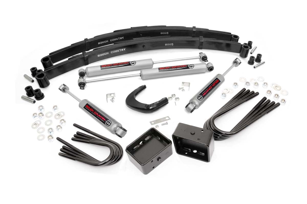 4 Inch Lift Kit | 52 Inch Rear Springs | Chevy/GMC C10/K10 Truck & SUV/K5 Blazer (73-76) image 2