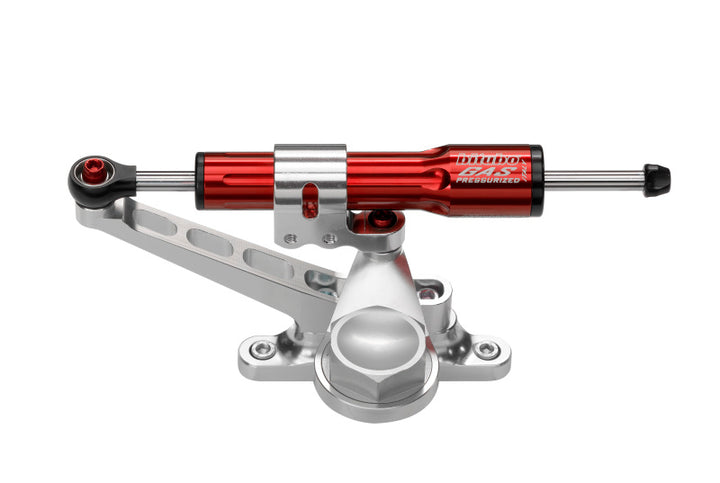 Bitubo KITR Steering Damper Kit For Racing Mounting With Red Shock Absorber