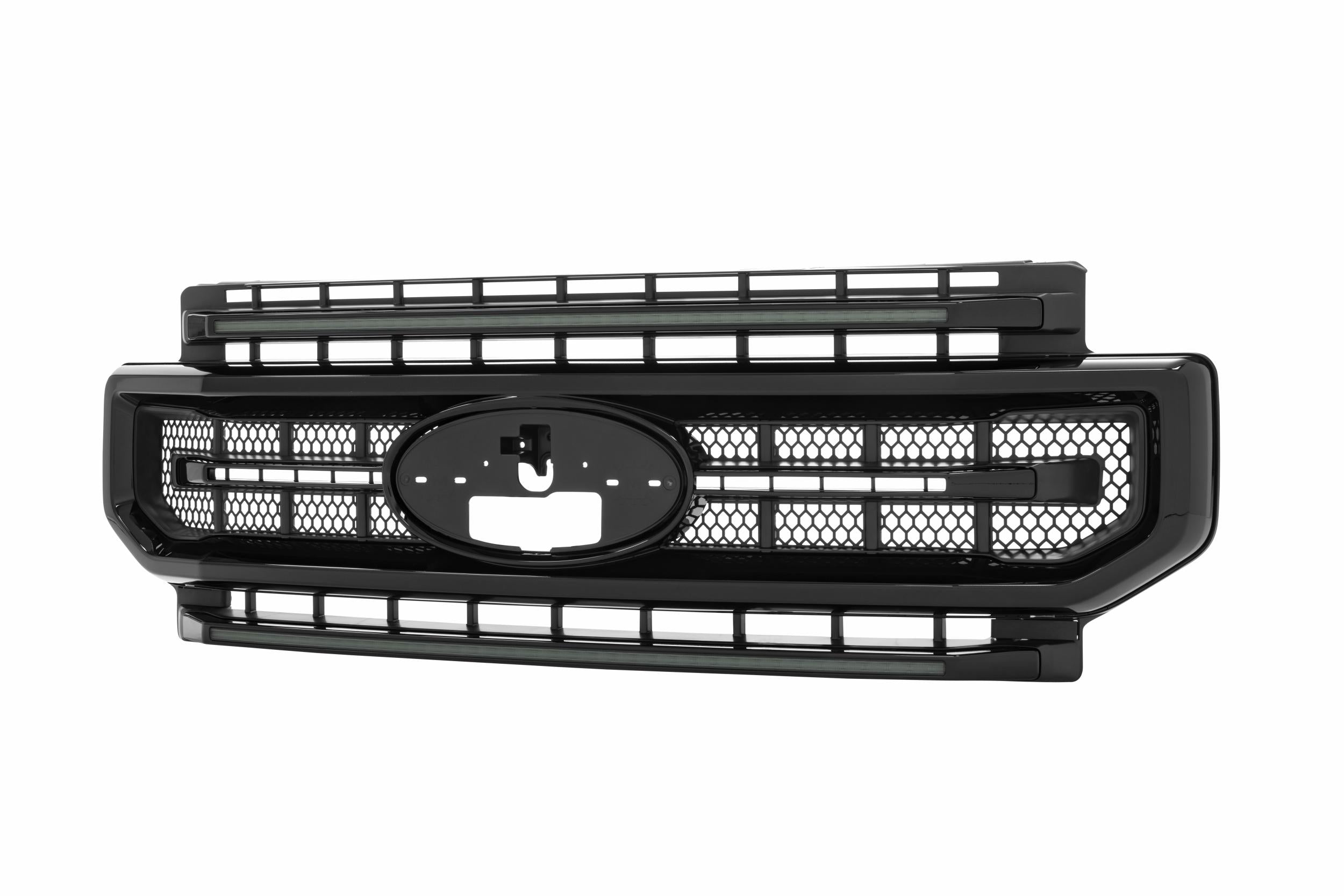 Morimoto XBG LED Grille: Ford Super Duty (20-22 / Black / White DRL)