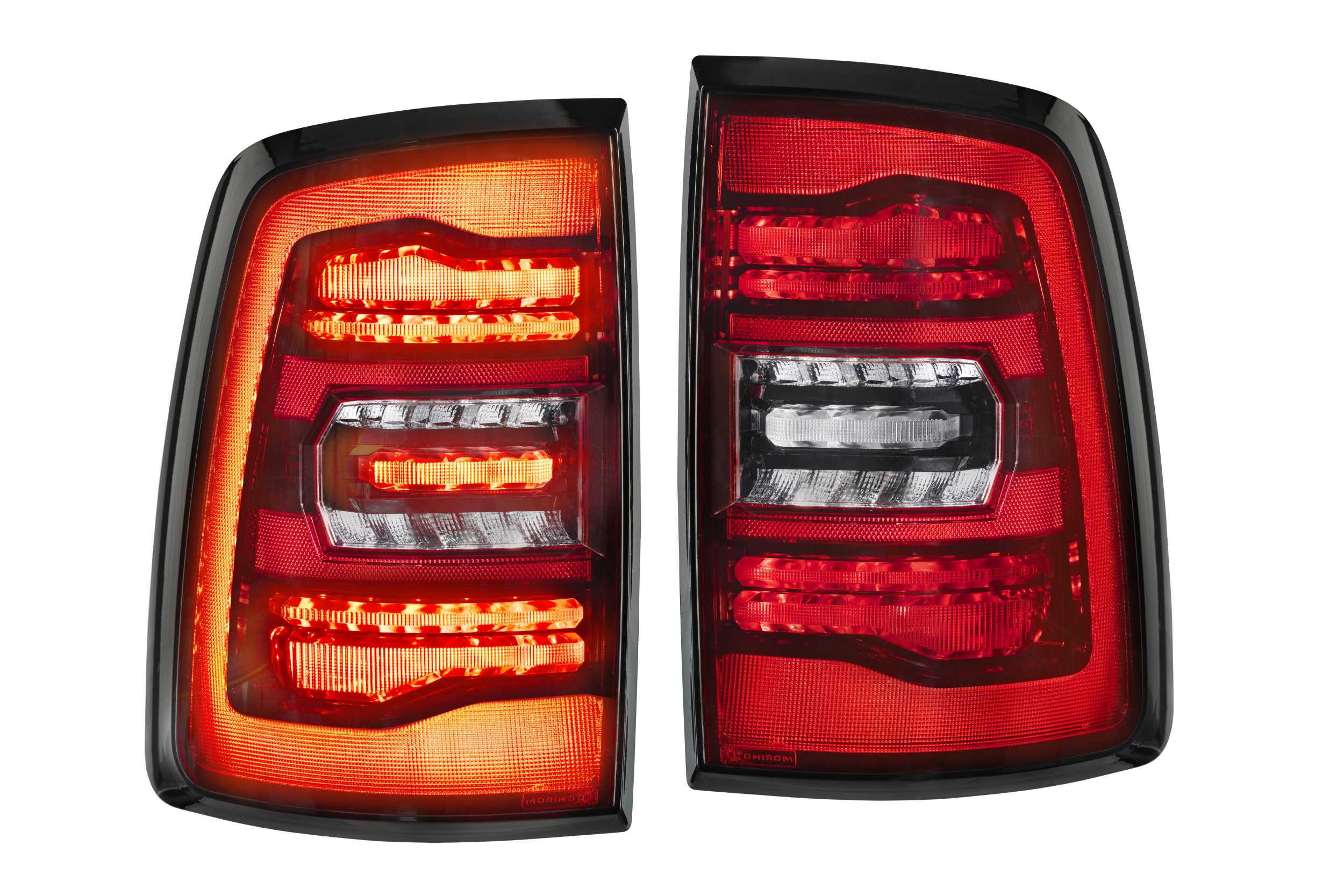 Morimoto XB LED Tail Lights: Dodge Ram (09-18 / Gen II / Red Lens / Set)