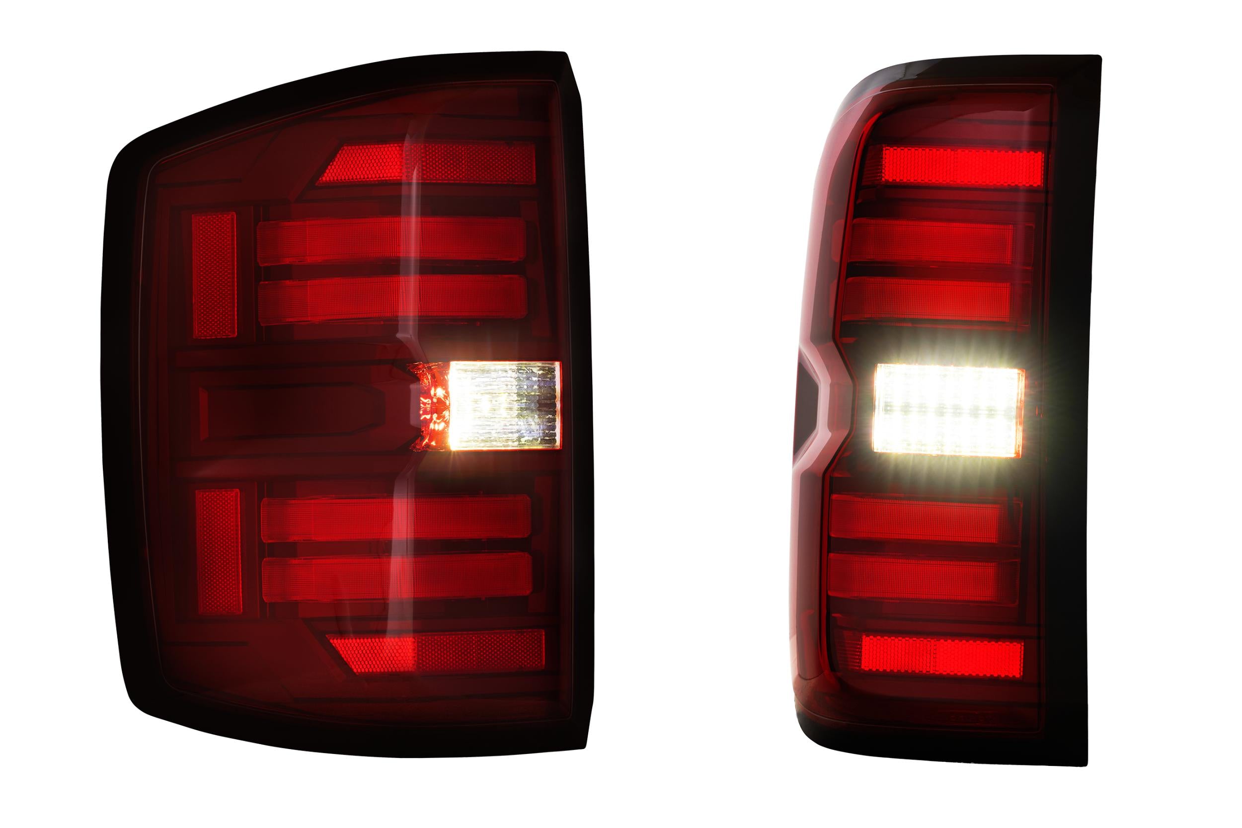 Morimoto XB LED Tail Lights: Chevrolet Silverado (14-19 / Red Lens / Set)
