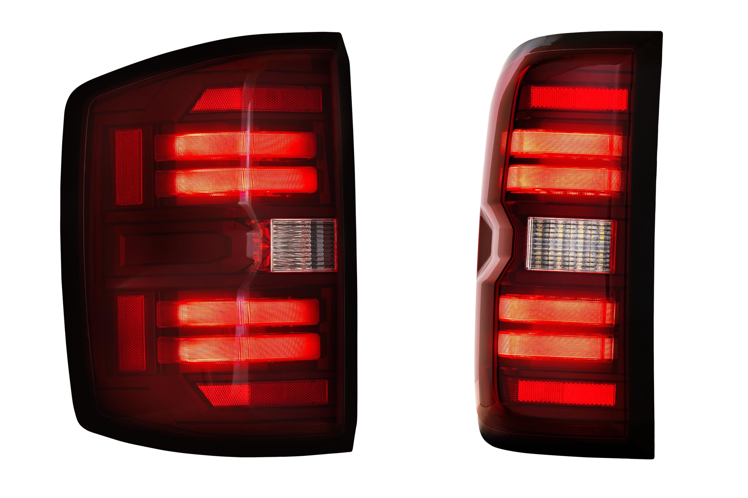 Morimoto XB LED Tail Lights: Chevrolet Silverado (14-19 / Red Lens / Set)