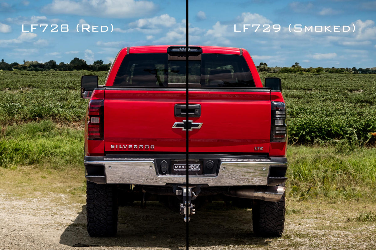 Morimoto XB LED Tail Lights: Chevrolet Silverado (14-19 / Red Lens / Set)