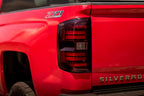 Morimoto XB LED Tail Lights: Chevrolet Silverado (14-19 / Red Lens / Set)