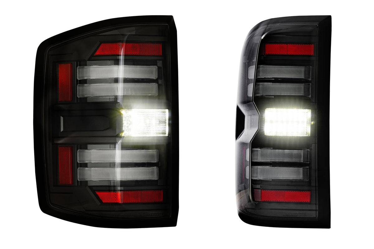 Morimoto XB LED Tail Lights: Chevrolet Silverado (14-19 / Smoked Lens / Set)
