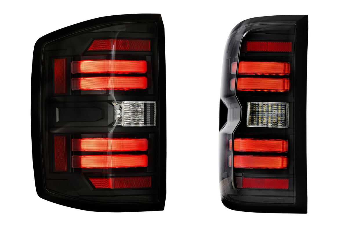 Morimoto XB LED Tail Lights: Chevrolet Silverado (14-19 / Smoked Lens / Set)