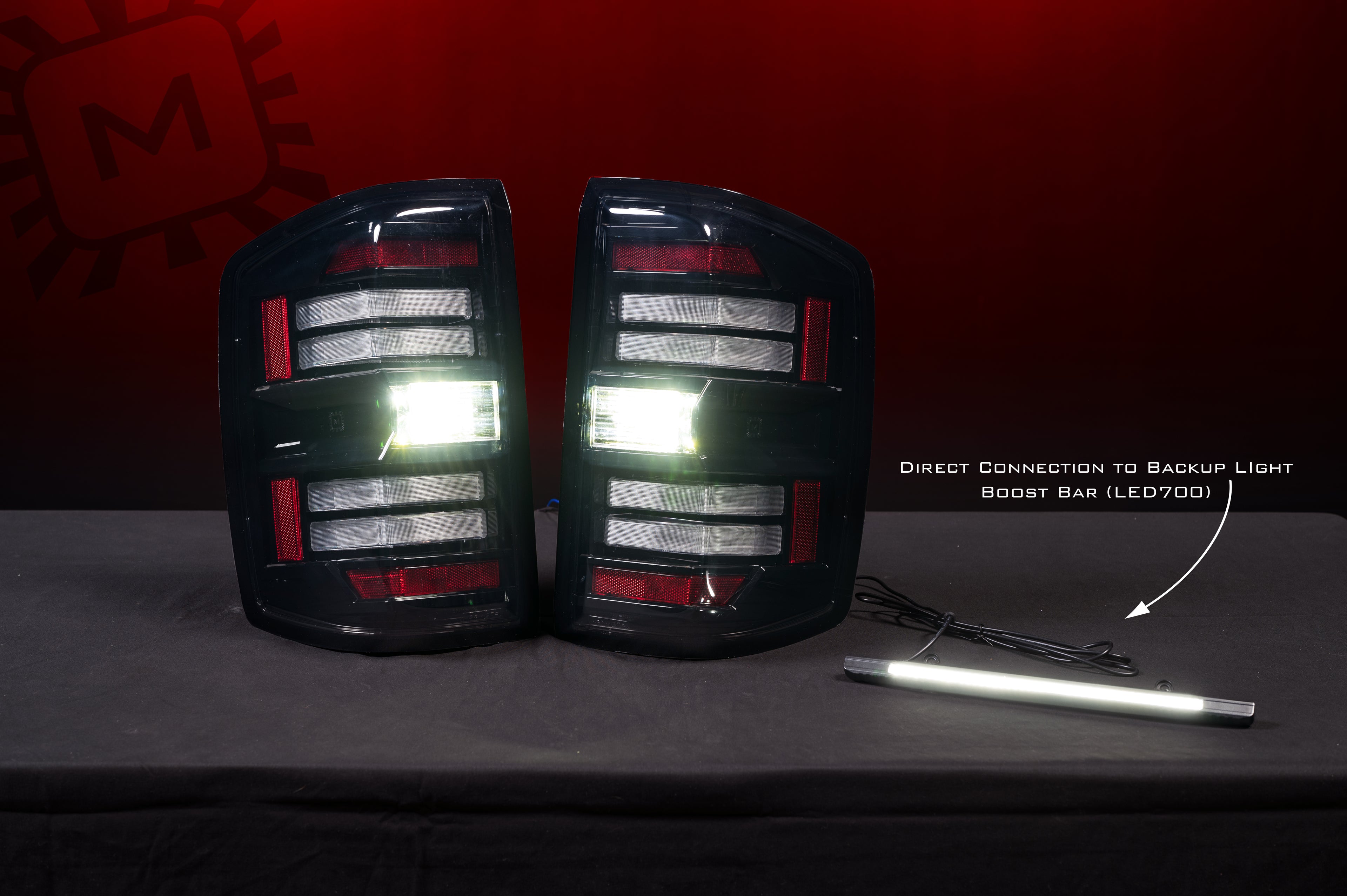Morimoto XB LED Tail Lights: Chevrolet Silverado (14-19 / Smoked Lens / Set)