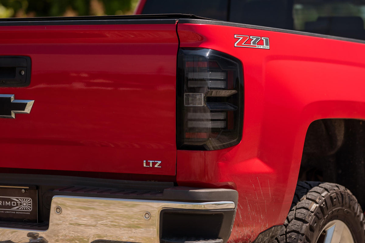 Morimoto XB LED Tail Lights: Chevrolet Silverado (14-19 / Smoked Lens / Set)