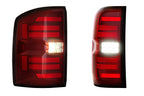 Morimoto XB LED Tail Lights: GMC Sierra (14-18 / Red Lens / Set)