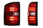 Morimoto XB LED Tail Lights: GMC Sierra (14-18 / Red Lens / Set)