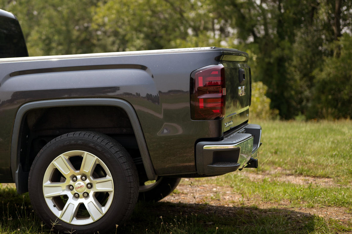 Morimoto XB LED Tail Lights: GMC Sierra (14-18 / Red Lens / Set)