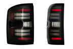 Morimoto XB LED Tail Lights: GMC Sierra (14-18 / Smoked Lens / Set)