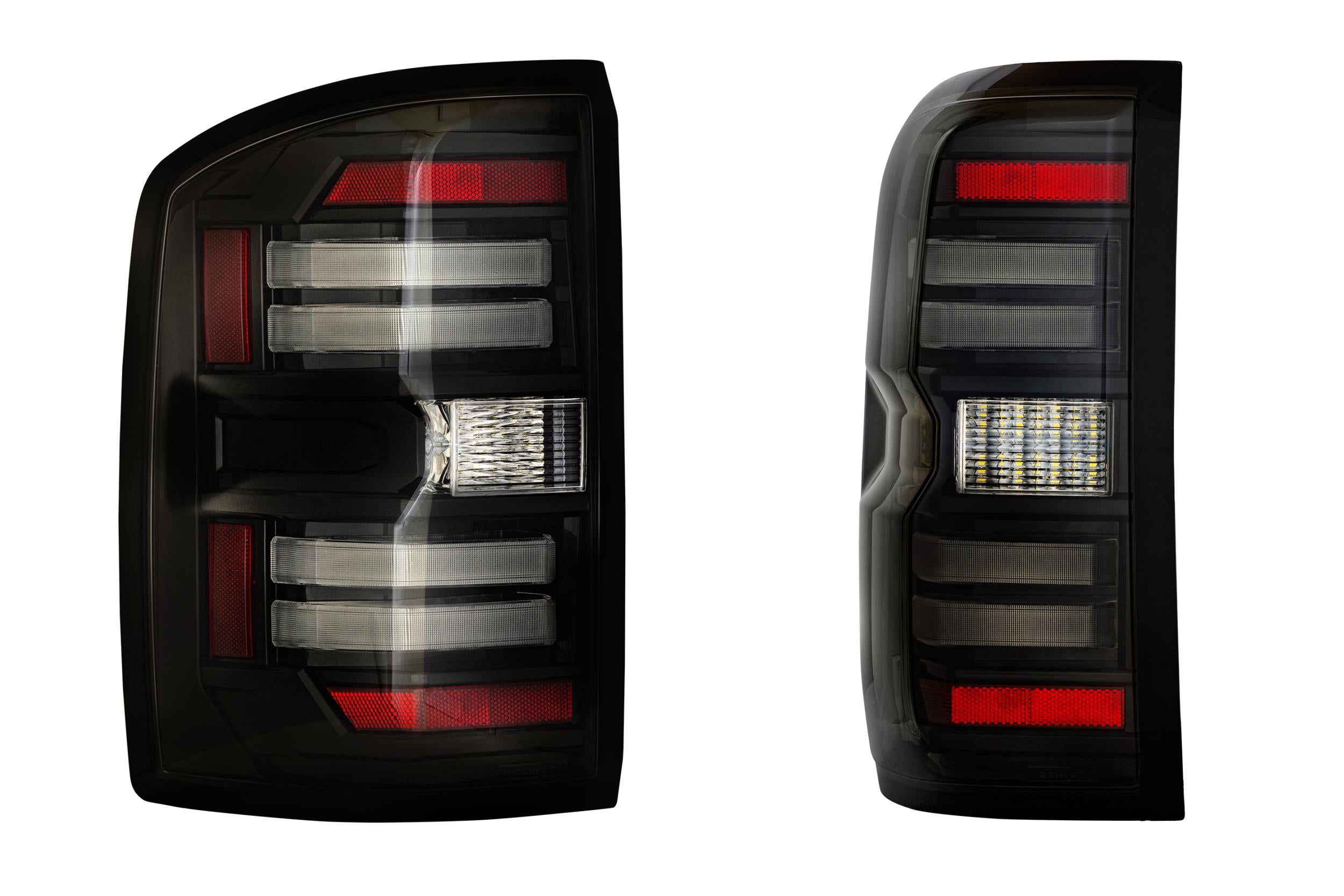 Morimoto XB LED Tail Lights: GMC Sierra (14-18 / Smoked Lens / Set)