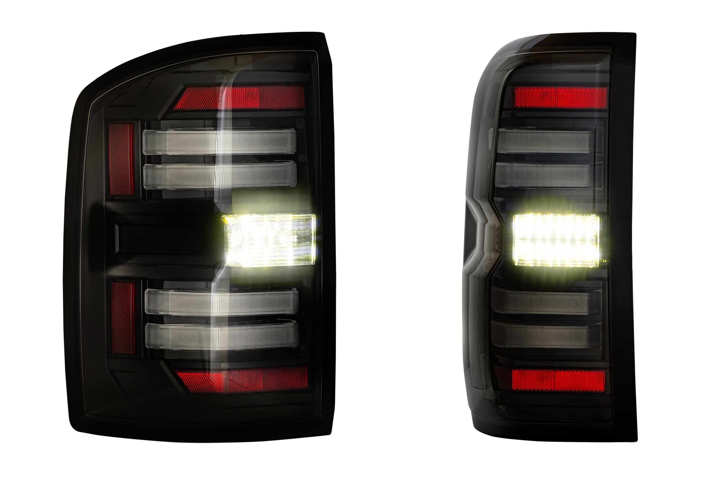 Morimoto XB LED Tail Lights: GMC Sierra (14-18 / Smoked Lens / Set)