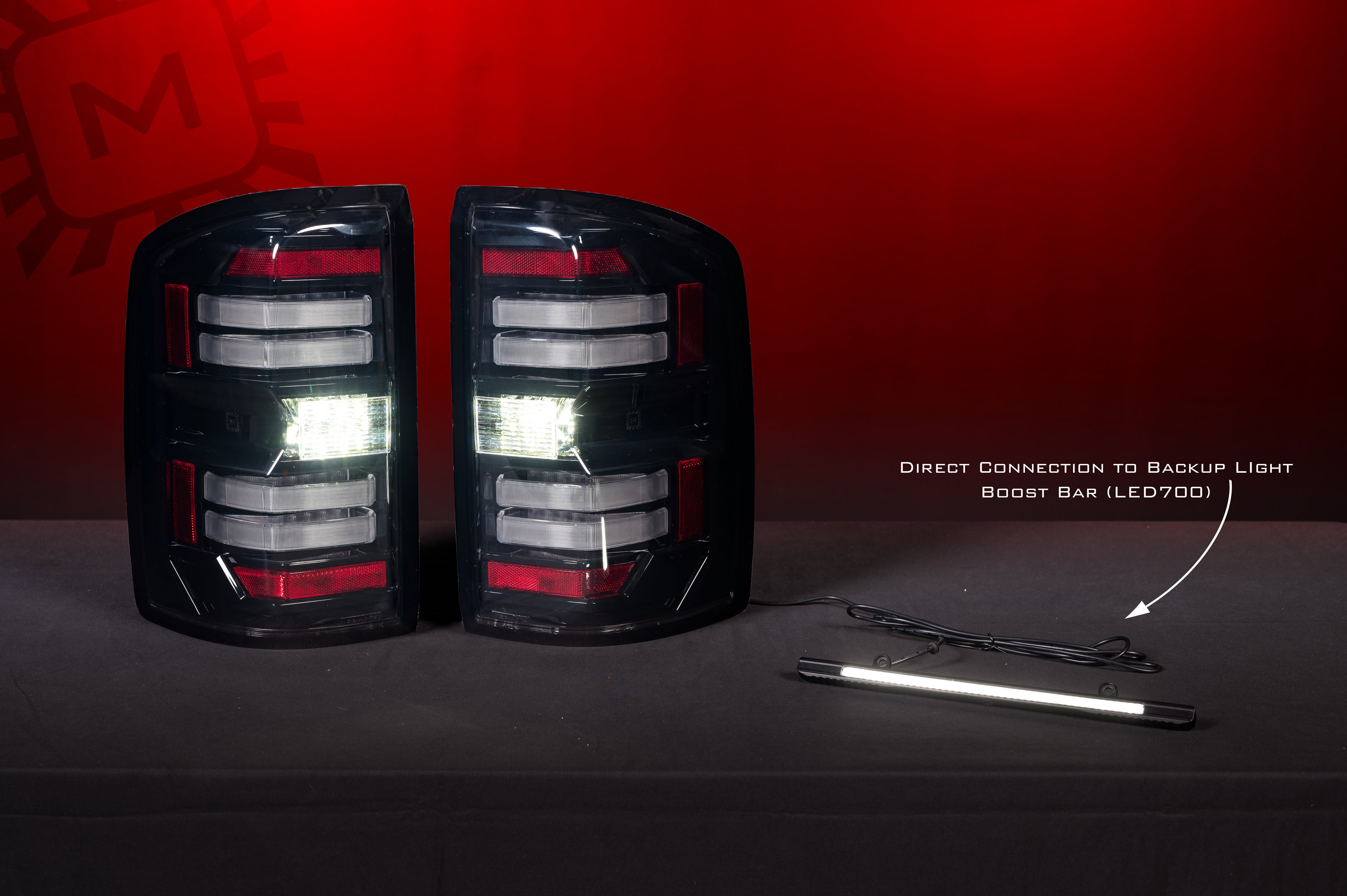 Morimoto XB LED Tail Lights: GMC Sierra (14-18 / Smoked Lens / Set)