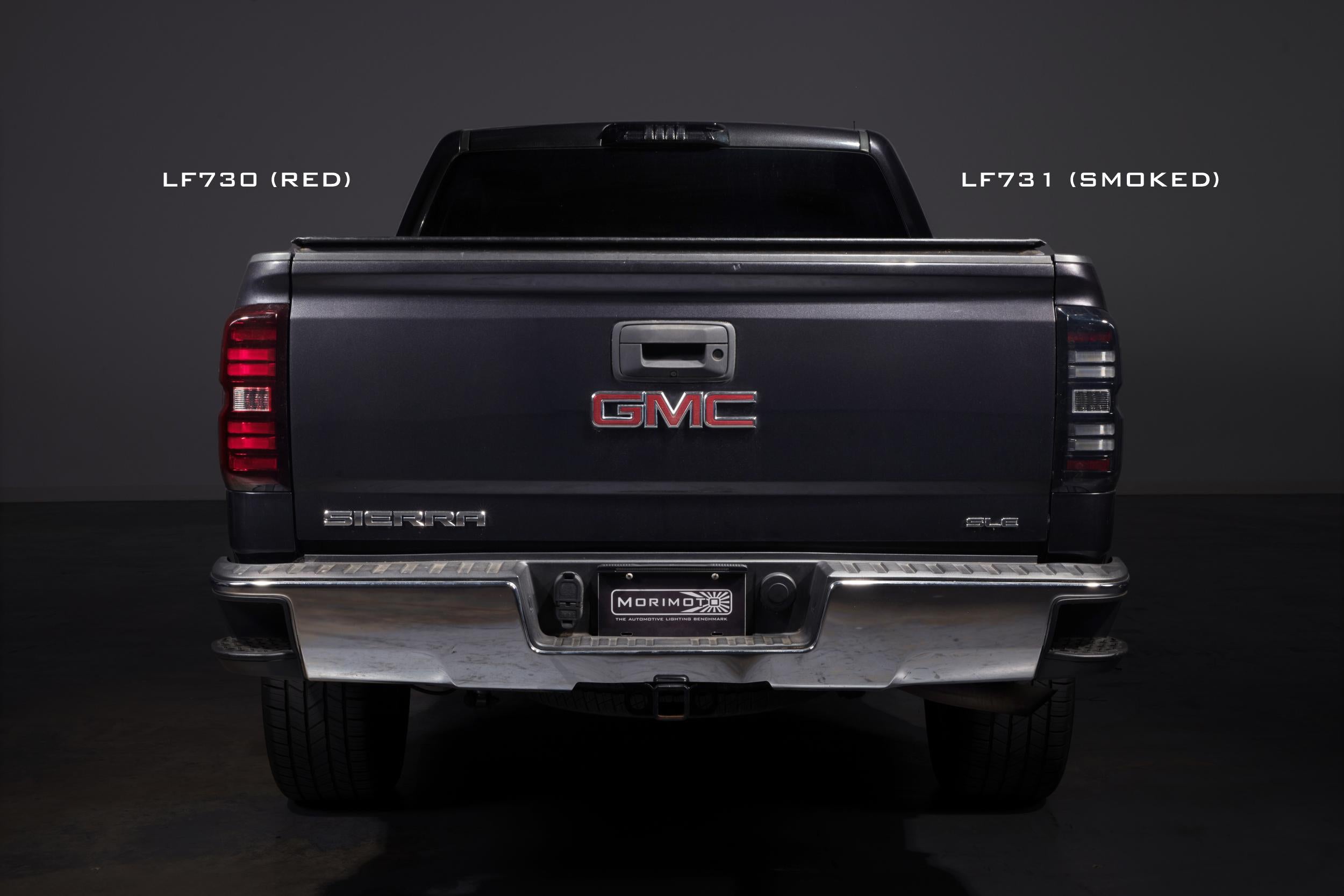 Morimoto XB LED Tail Lights: GMC Sierra (14-18 / Smoked Lens / Set)