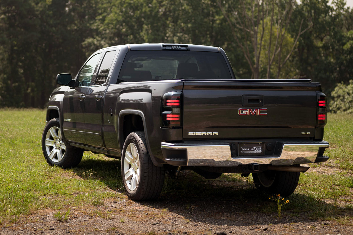 Morimoto XB LED Tail Lights: GMC Sierra (14-18 / Smoked Lens / Set)