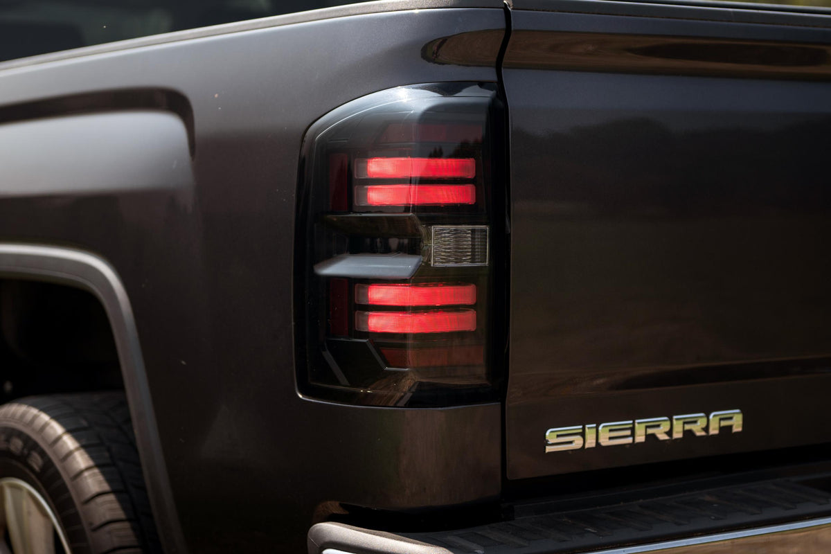 Morimoto XB LED Tail Lights: GMC Sierra (14-18 / Smoked Lens / Set)