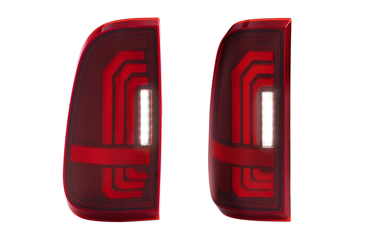 Morimoto XB LED Tail Lights: Ford Super Duty (99-16 / Red Lens / Set)