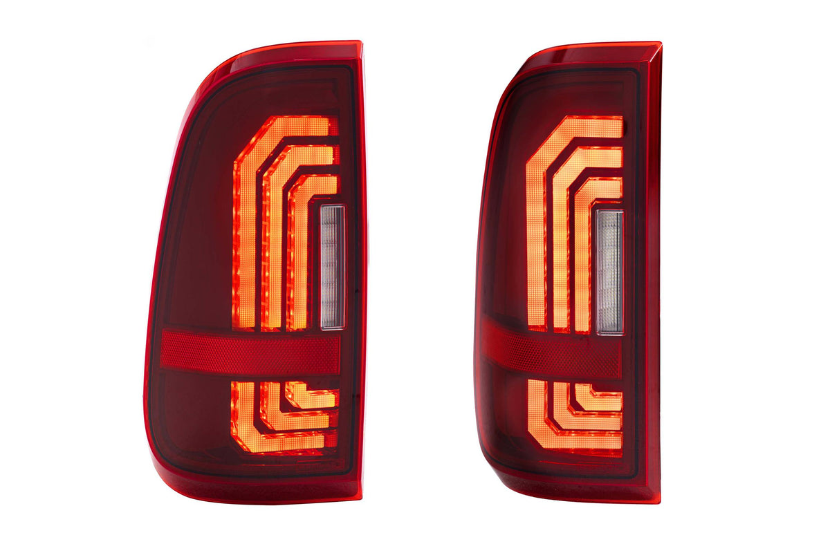 Morimoto XB LED Tail Lights: Ford Super Duty (99-16 / Red Lens / Set)