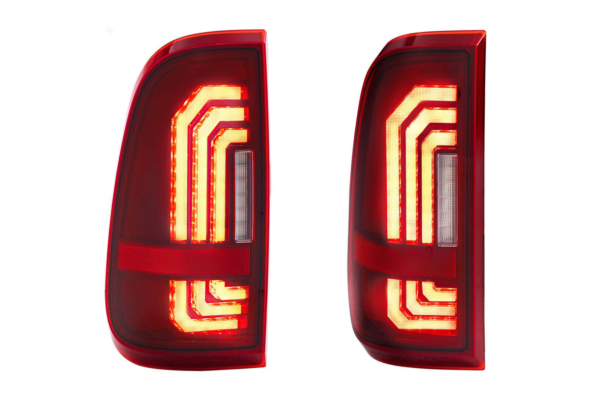 Morimoto XB LED Tail Lights: Ford Super Duty (99-16 / Red Lens / Set)