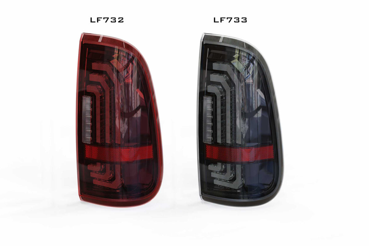 Morimoto XB LED Tail Lights: Ford Super Duty (99-16 / Red Lens / Set)