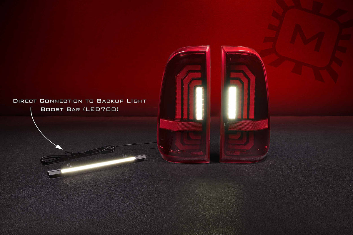 Morimoto XB LED Tail Lights: Ford Super Duty (99-16 / Red Lens / Set)