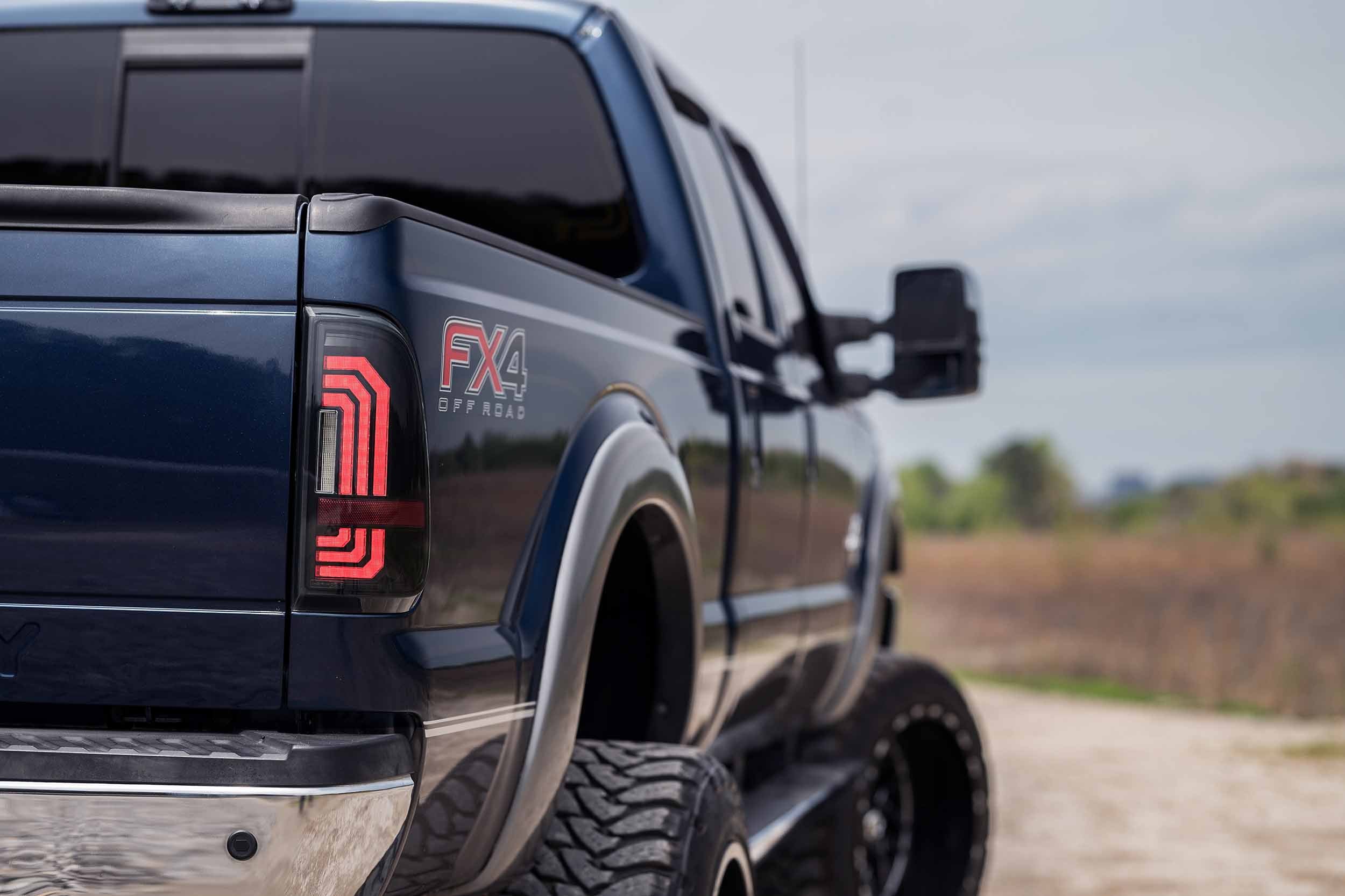 Morimoto XB LED Tail Lights: Ford Super Duty (99-16 / Smoked Lens / Set)