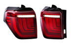 Morimoto XB LED Tail Lights: Toyota 4Runner (10-24 / Red Lens / Set)