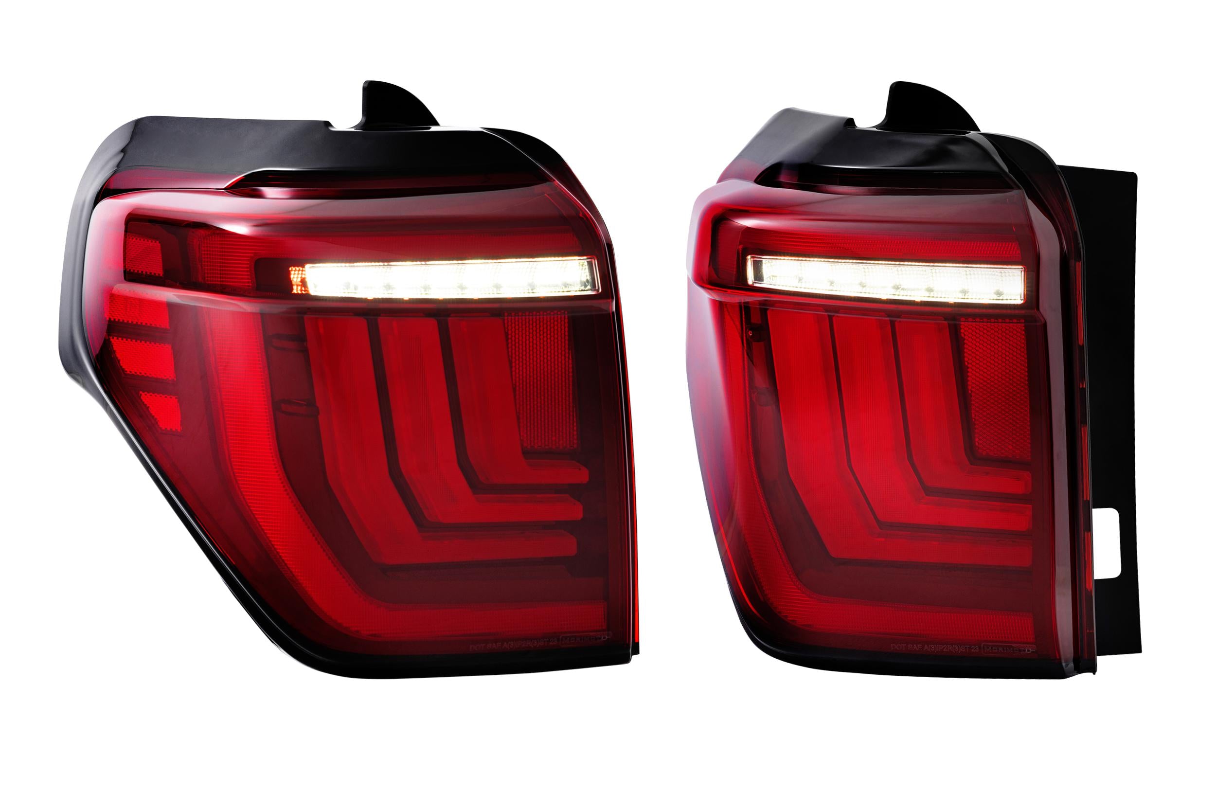 Morimoto XB LED Tail Lights: Toyota 4Runner (10-24 / Red Lens / Set)