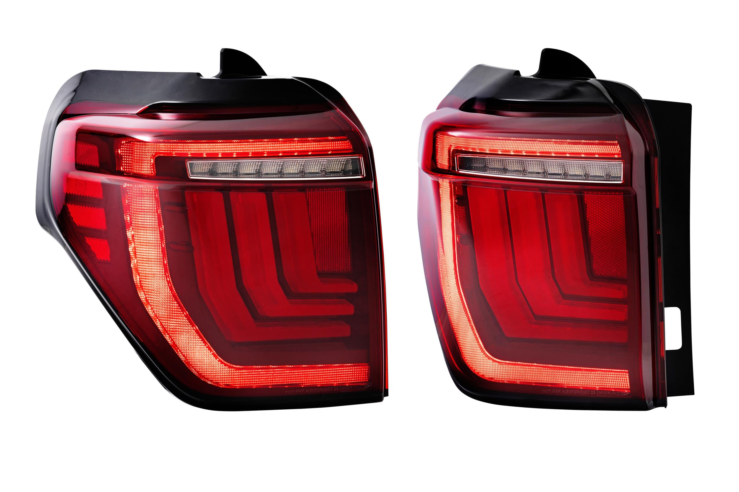 Morimoto XB LED Tail Lights: Toyota 4Runner (10-24 / Red Lens / Set)