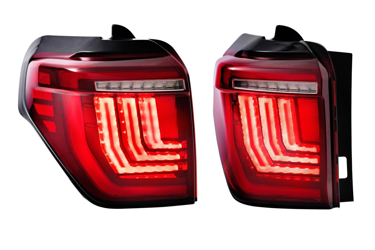 Morimoto XB LED Tail Lights: Toyota 4Runner (10-24 / Red Lens / Set)