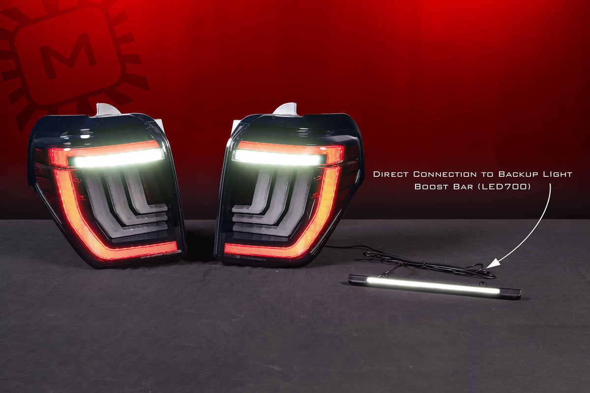 Morimoto XB LED Tail Lights: Toyota 4Runner (10-24 / Red Lens / Set)