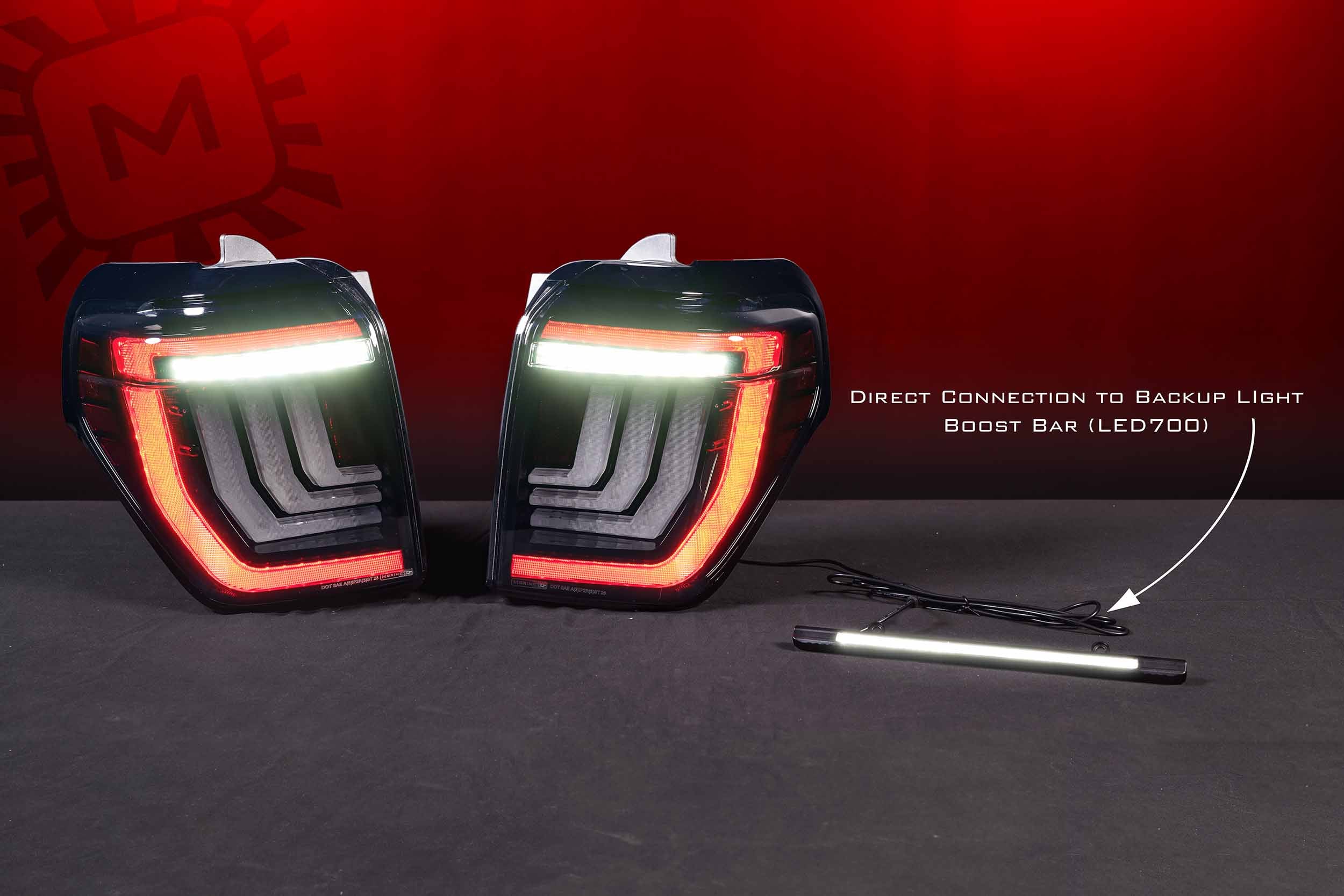 Morimoto XB LED Tail Lights: Toyota 4Runner (10-24 / Smoked Lens / Set)
