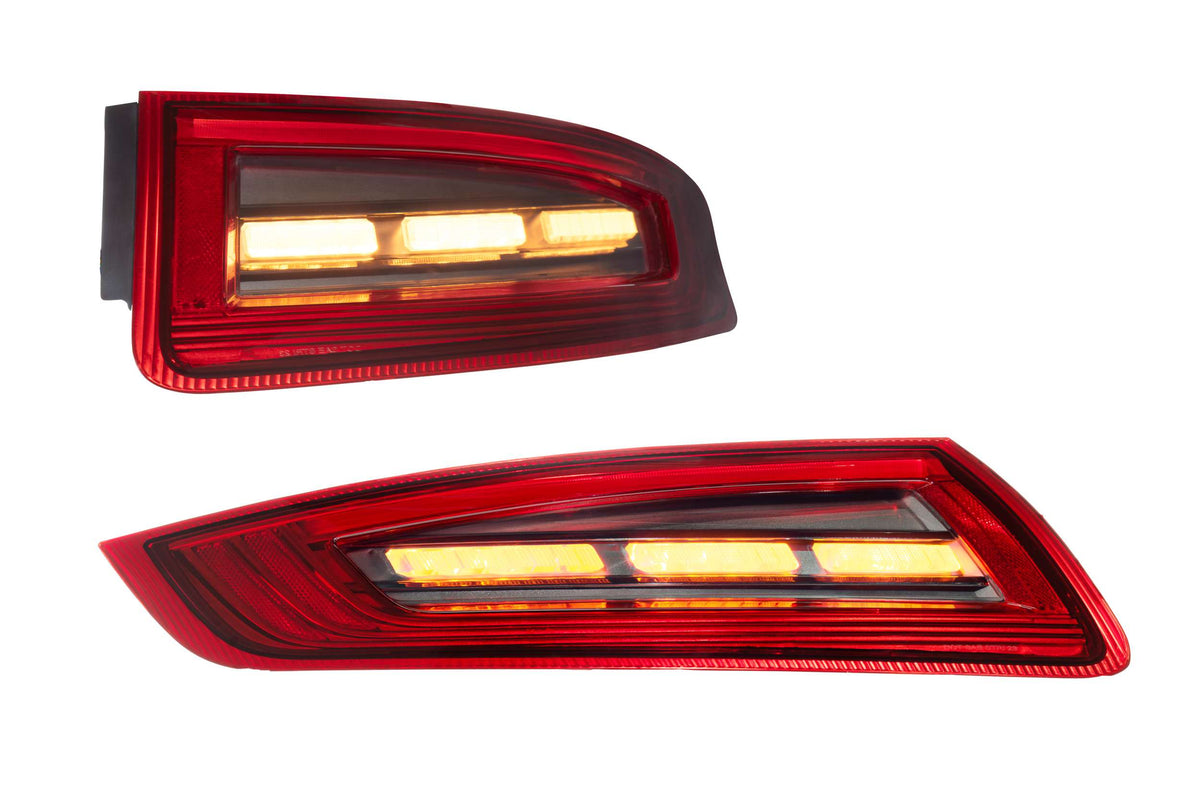 Morimoto XB LED Tail Lights: Porsche 911 997.1 (05-08 / Red Lens / Set)