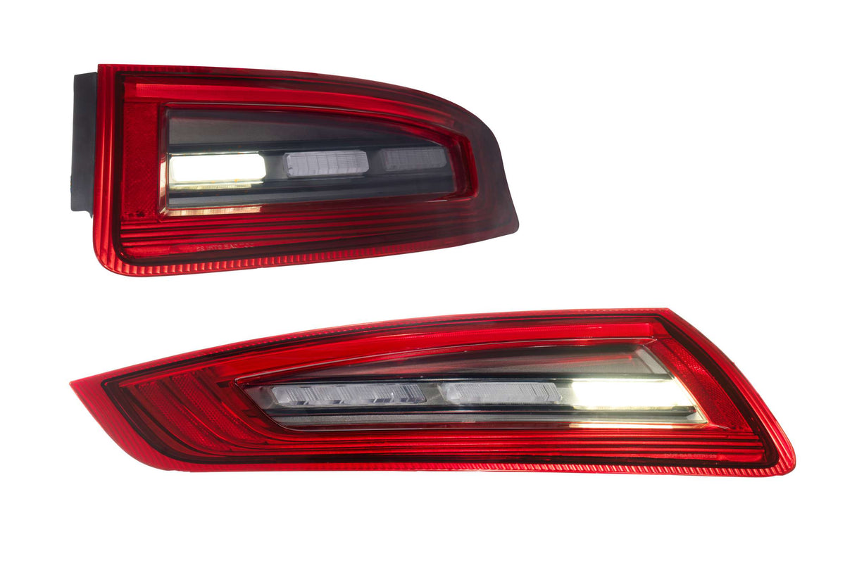 Morimoto XB LED Tail Lights: Porsche 911 997.1 (05-08 / Red Lens / Set)