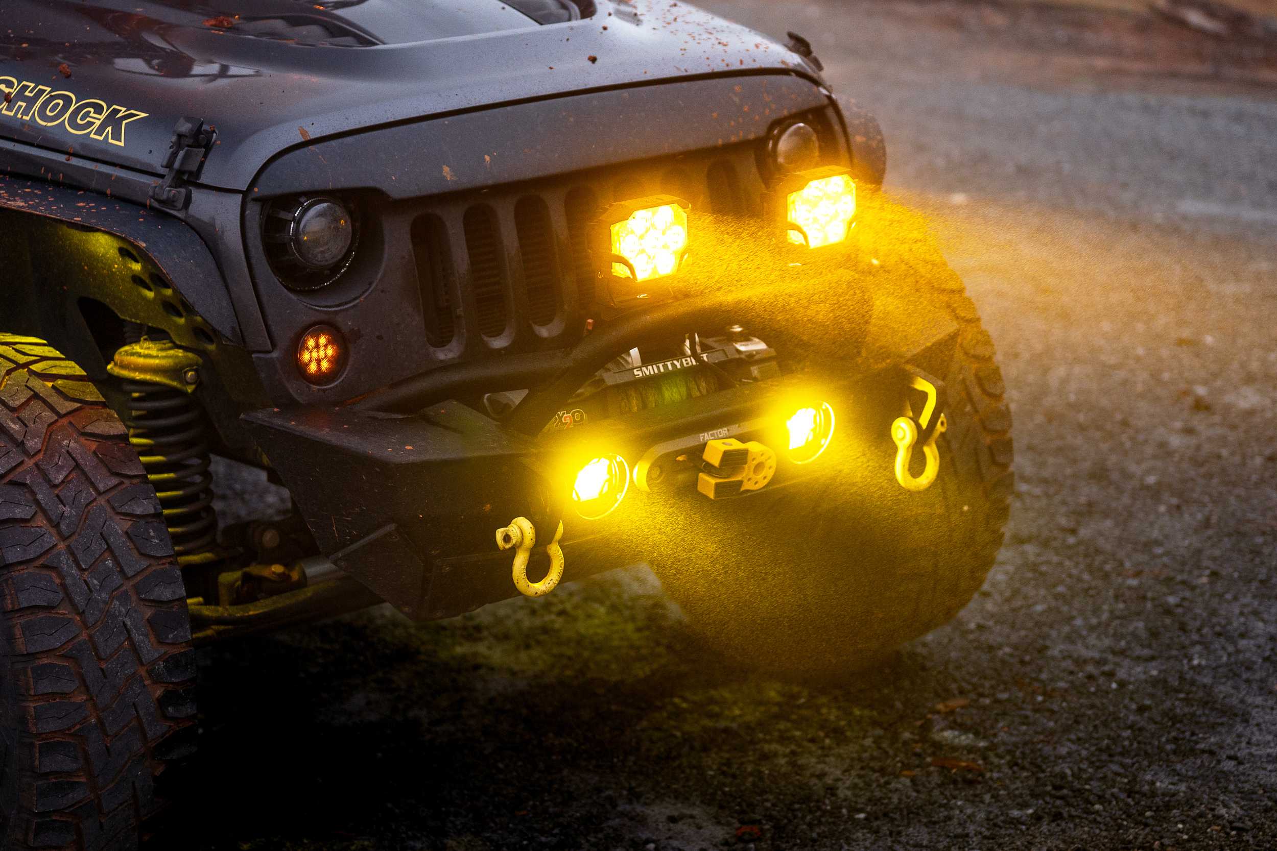Morimoto BigBanger HXB LED Pod (Spot / Yellow / Each)