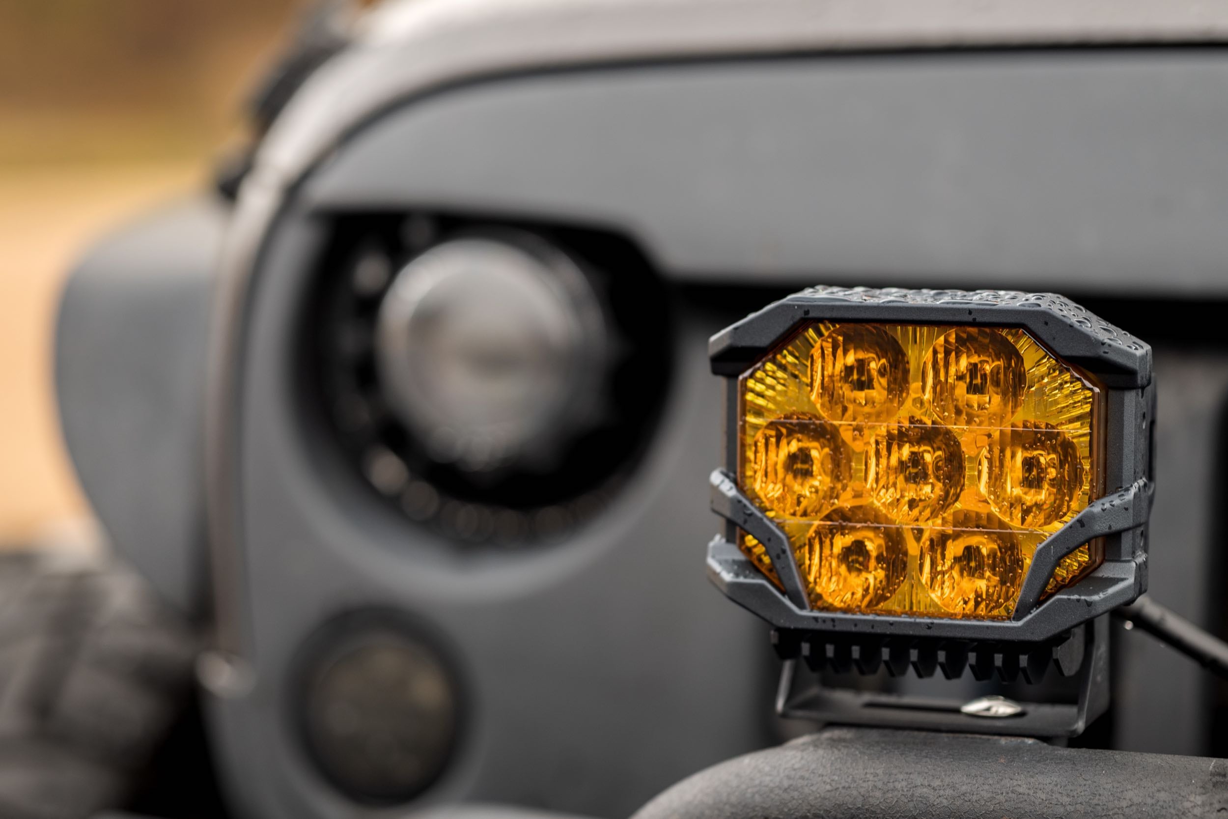 Morimoto BigBanger HXB LED Pod (Spot / Yellow / Each)