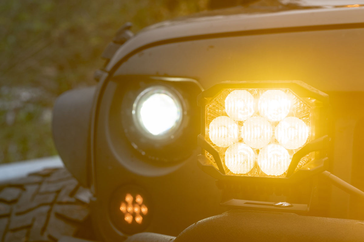 Morimoto BigBanger HXB LED Pod (Spot / Yellow / Each)