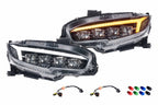 Morimoto XB LED Headlights: Honda Civic (16-21 / Gen II / Set)