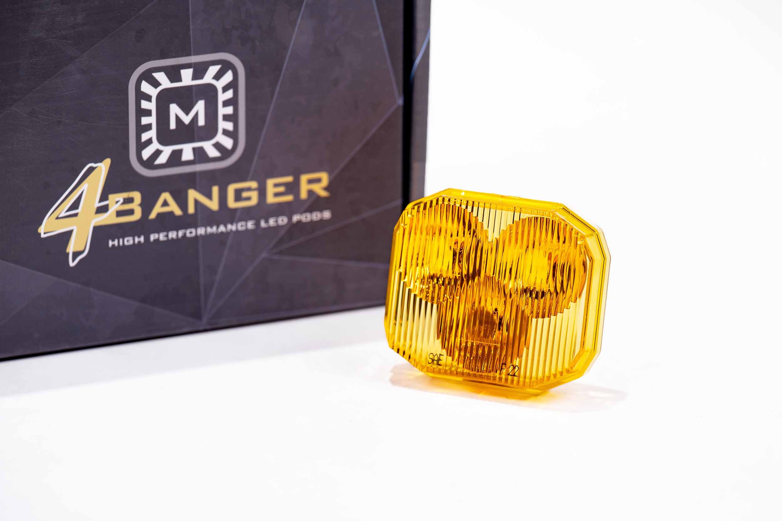 Morimoto Lens Only: 4Banger (Yellow / Wide / Each)
