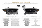 Morimoto XB Evo Headlights: Toyota Tacoma (16-23 / Set)