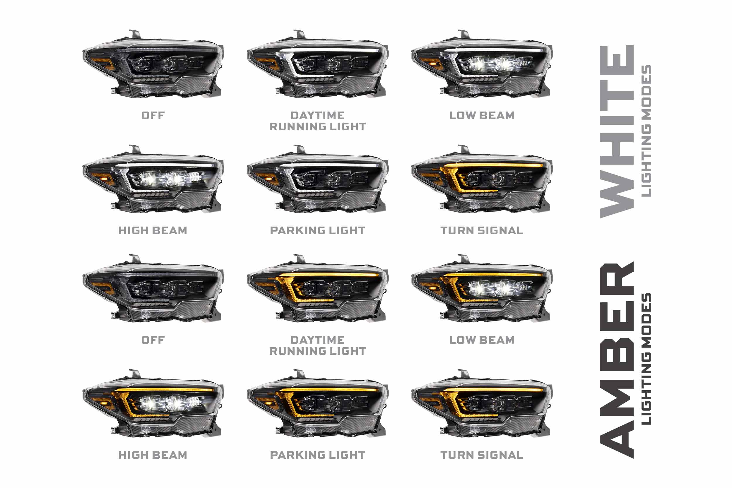 Morimoto XB Evo Headlights: Toyota Tacoma (16-23 / Set)