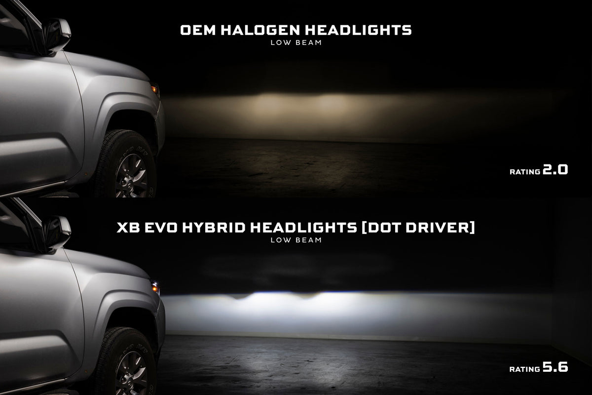 Morimoto XB Evo Hybrid Headlights: Toyota Tacoma (16-23 / Set)