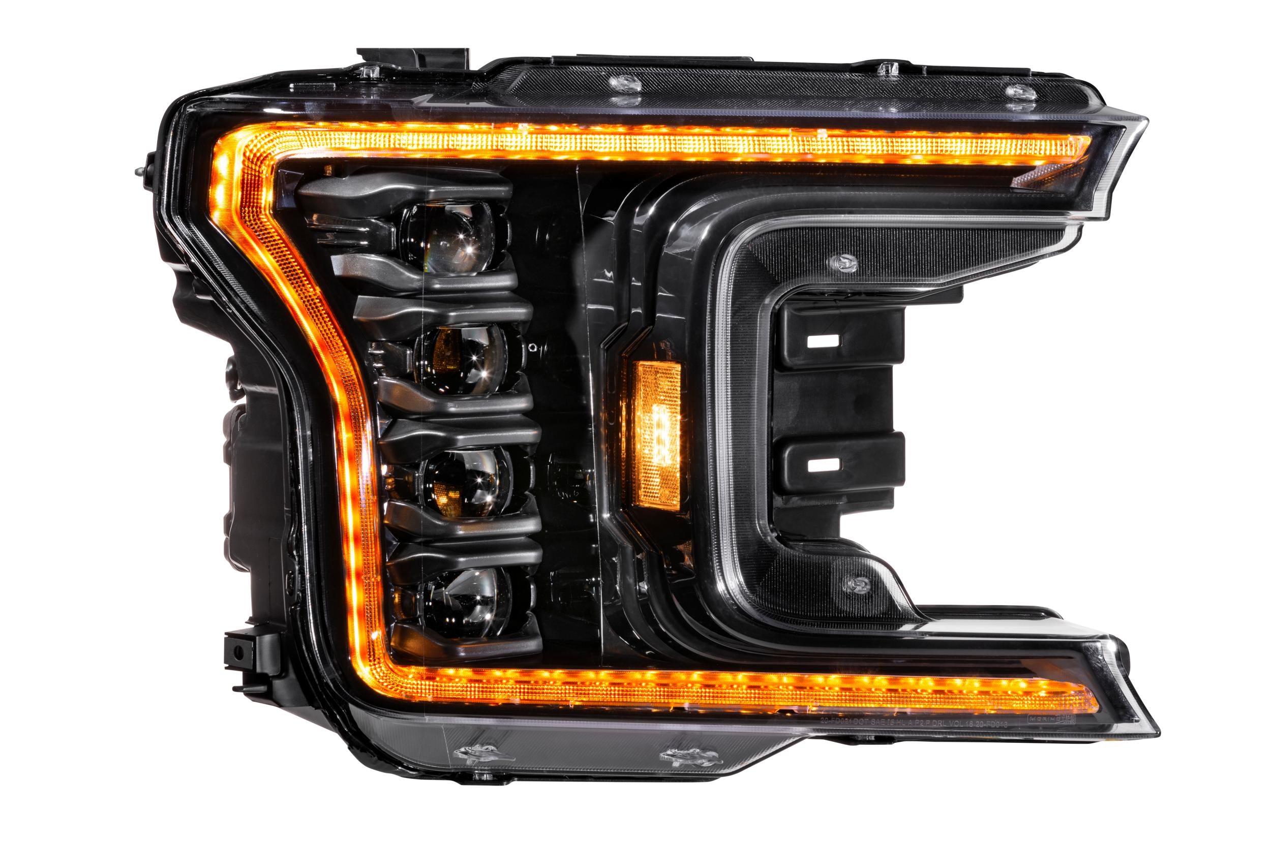 Morimoto XB LED Headlights: Ford F-150 (18-20 / Amber DRL / Set)
