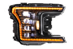 Morimoto XB LED Headlights: Ford F-150 (18-20 / Amber DRL / Set)
